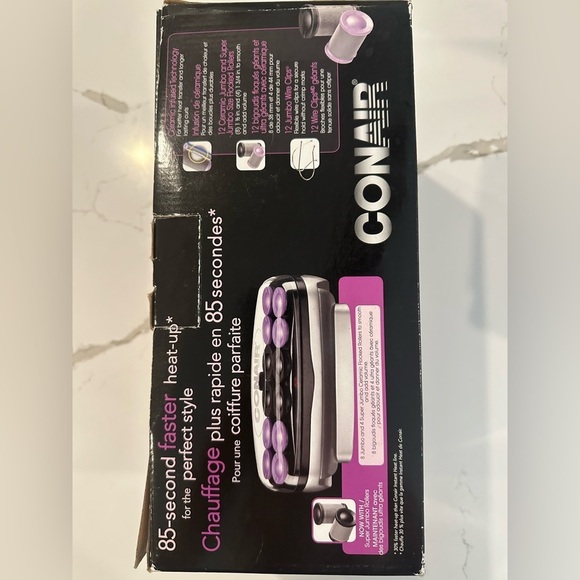 Conair  Hot Rollers Curlers Chv14x 12 Jumbo Rollers Pageant Cheer Dance Hair - Picture 6 of 10